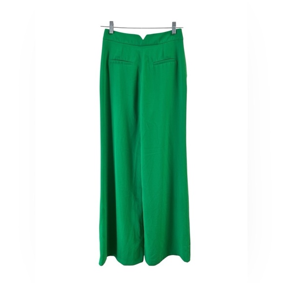 Karen Millen green wide leg tailored trouser pants - Picture 7 of 8